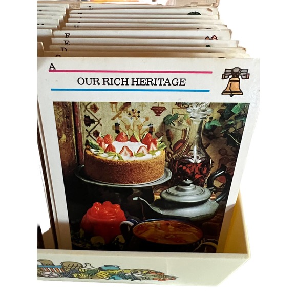 Vintage 1973 McCall's Great American Recipe Card Collection w/Box and Index - Picture 12 of 15
